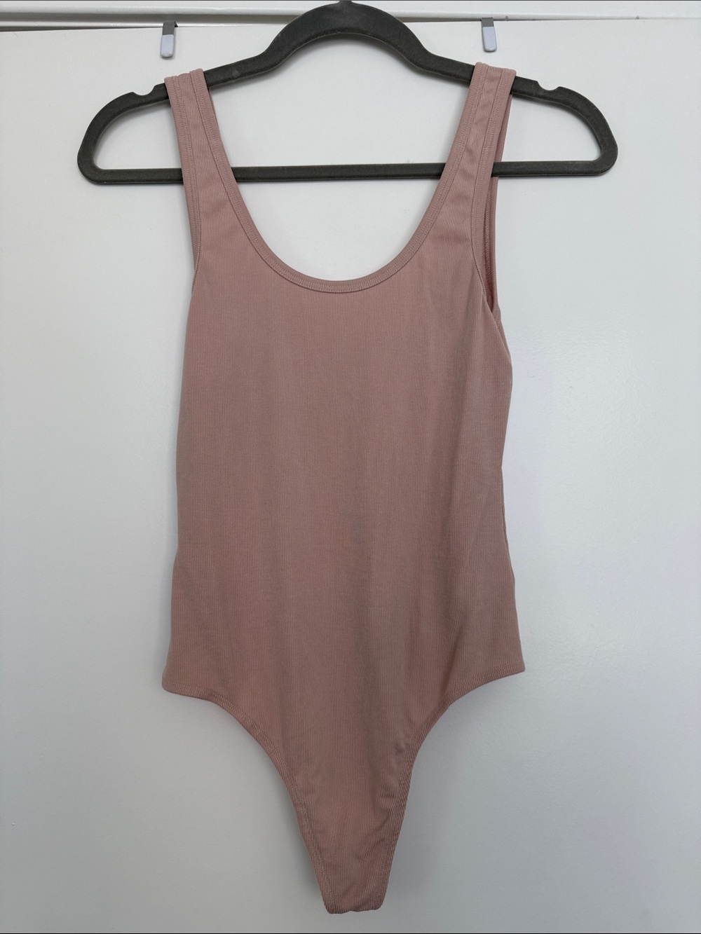 Dress Forum Mauve Scoop Neck Bodysuit